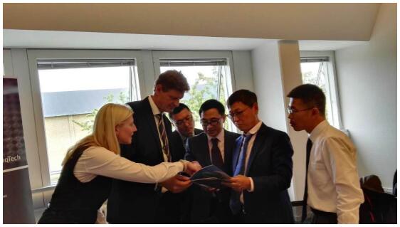 百乐博高科董事长臧志成率队出访欧洲洽谈合作