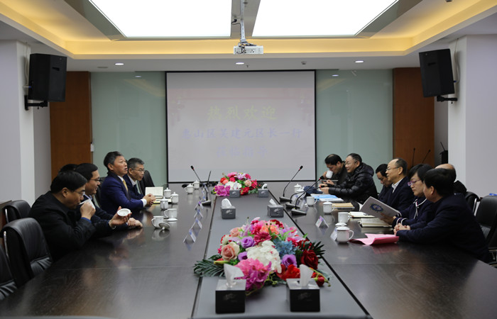 惠山区委吴建元区长一行走访百乐博高科发展“暖企行动”